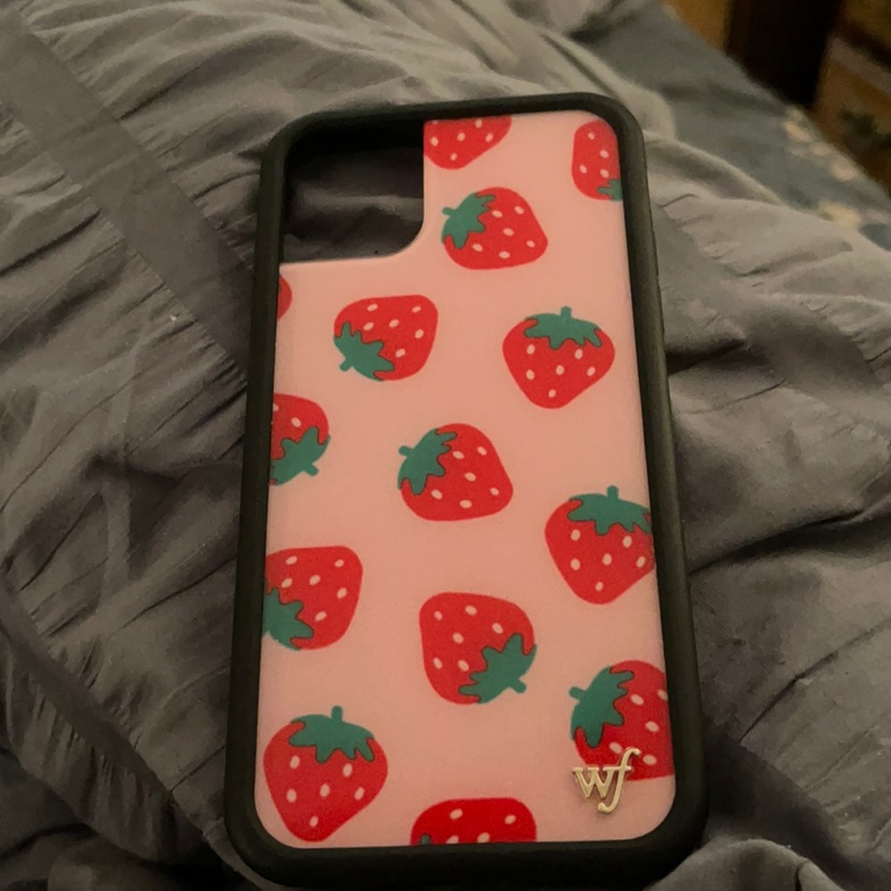 iphone 11 Wildflower Strawberries case